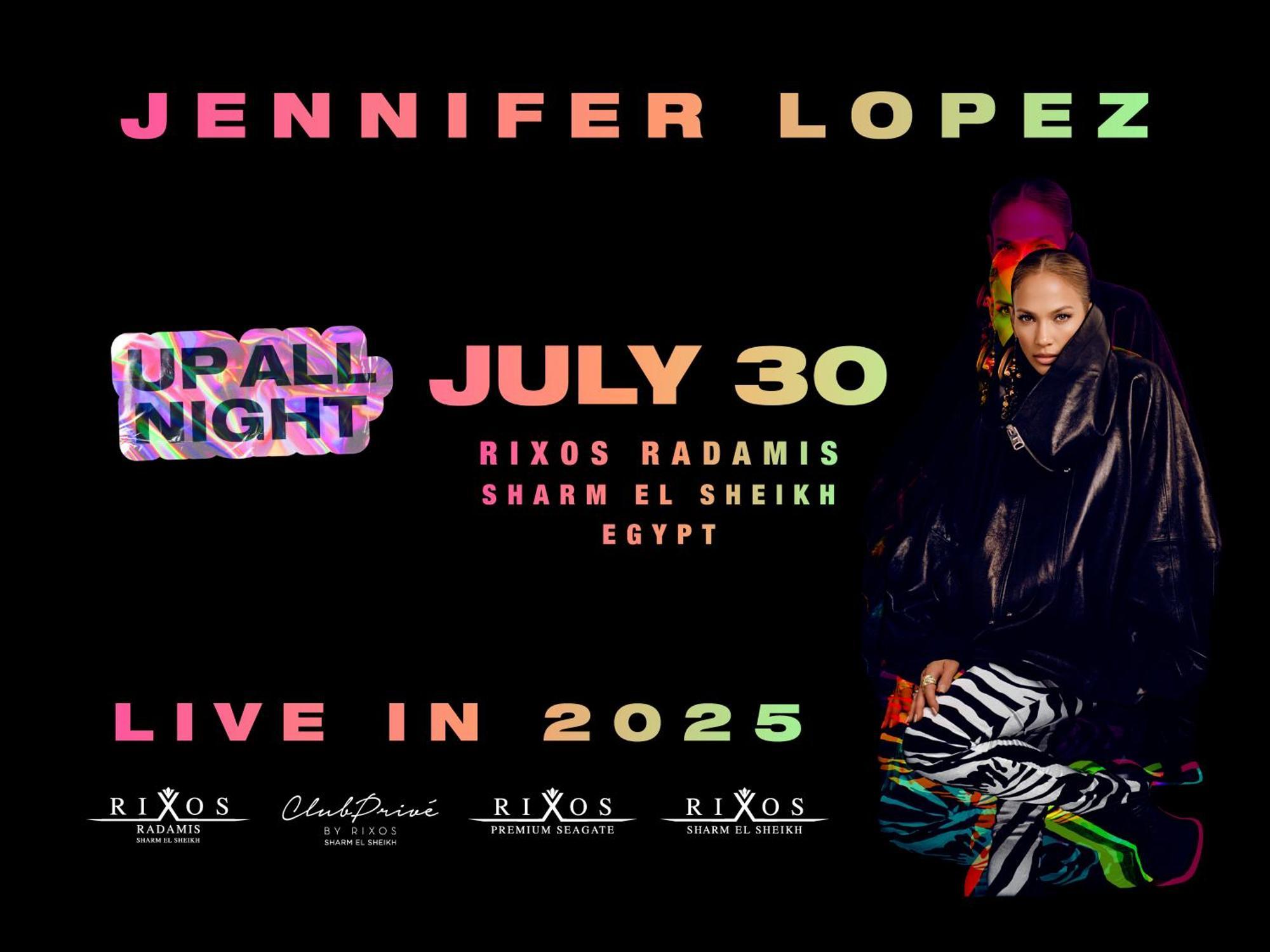 Rixos Sheikh - Adults Only 18 - Free Jennifer Lopez Concert Access July 4th 5* Sharm el-Sheikh